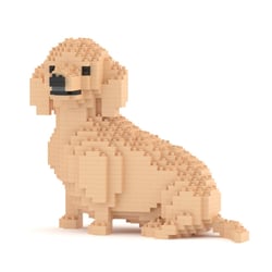 Chien Teckel qui tourne la tête crème Taille standard | JEKCA | 14 ans et +