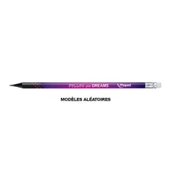 Crayon graphite - HB - Avec embout gomme - Pour l'école - Maped Black Peps