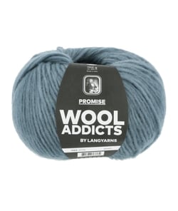 Pelote de laine PROMISE de Wool Addicts - 100gr – Laine Mérinos Extrafine & Polyamide 174 Bleu