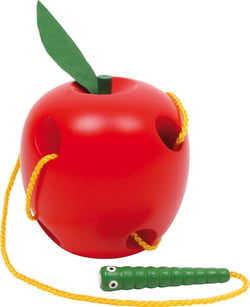 Pomme en bois à enfiler - Small Foot company