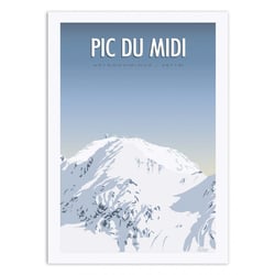 Affiche 30x40 cm - Pic du midi - Turo