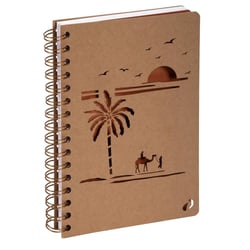 CARNET RIGIDE A5 SPIRALE - 192 PAGES Authentik - 15x21 cm
