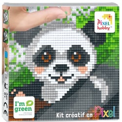 Kit créatif Pixel tableau 12x12cm Panda