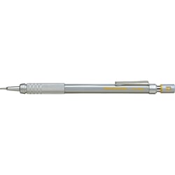 Porte-mine Pentel GRAPHGEAR 500 - Lot de 12 - Mine 0,9 mm - Argent/Jaune