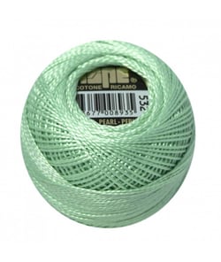 Coton perlé ISPE N°8 - 10GR - Distrifil 532 Vert malachite clair