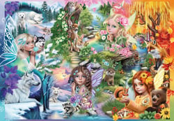 Puzzle 1000 pièces - La Saison des Fées - Bluebird Puzzle