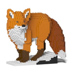 Renard qui regarde à gauche Taille standard | JEKCA | 14 ans et +