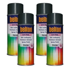 4 sprays de peinture Belton Spectral RAL7016 Gris anthracite