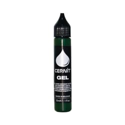 Gel polymère - Pâte à modeler - Liquide - À cuire - Vert - 30ml - Cernit