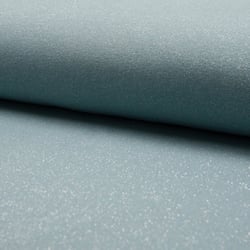 Tissu Sweat pailleté lurex envers tout doux Menthe