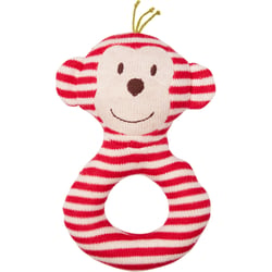 BabyGlück Hochet Anneau Singe Rouge