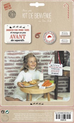 Kit de bienvenue Pere Noël - PartyPro - Rose