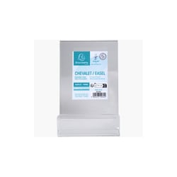 Mini chevalet - Pour document - 100x110x150mm - Plastique - Transparent - A poser