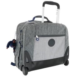 Cartable à roulettes Kipling Giorno 41 CM - Haut de Gamme Ash Denim Bl
