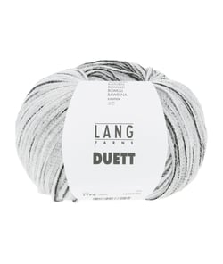 Fil à crocheter 100% Coton DUETT - Lang Yarns 02 Noir