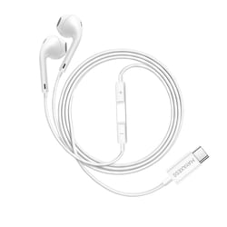 Mayaxess Écouteurs Filaires USB-C pour Honor Magic 7 Pro avec Microphone intégré Blanc