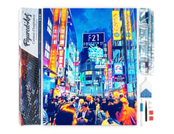 Diamond Painting Broderie Diamant Figured’Art 40x50cm toile entière roulée avec diamants carrés - Tokyo Shibuya