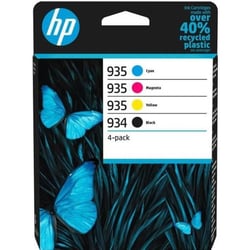 Cartouches d'encre HP 934/935 authentiques pour OfficeJet Pro 6200 - Pack de 4 (noir, cyan, magenta, jaune)