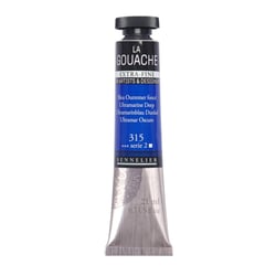 Gouache - Extra-fine - Bleu outremer foncé - 315 - Tube de 21ml - Sennelier