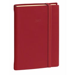 Agenda - 2026 - Daily Pocket Prestige - Journalier - Multilingue - Silk - Rouge - 12 mois de janvier à décembre - 8 -  Quo Vadis