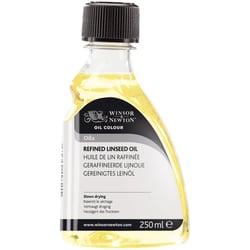 Huile de lin raffinée - Peinture à l'huile - 250ml - Winsor & Newton