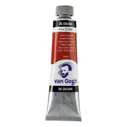 Peinture à l'huile - Rouge Oxyde Transparent - 378 - A l'huile de carthame - Van Gogh - 40ml