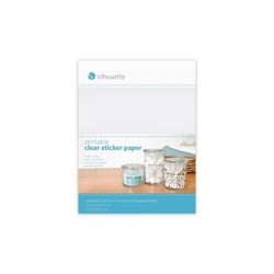 Papier autocollant transparent imprimable