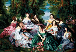 Canevas SEG N17 Eugenie et Ses Dames d'Honneur 100 x 135 cm