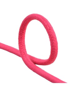 Bobine 20m cordon tressé 8mm fuchsia