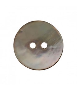 Bouton Nacre 2 trous 23mm - Prym Gris