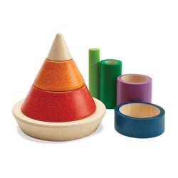 Pyramide à empiler et à encastrer - Plan Toys
