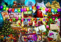 Puzzle 1000 pièces - On Santa's Nice List - Bluebird Puzzle