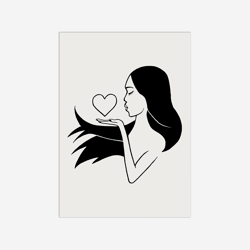 Carte Postale - Jimojon - Blow a kiss - 14,8 x 10,5 cm - Made in France