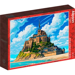 Puzzle 500 Pièces Affiche Le Mont-St-Michel - ALLIPSON