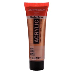 Peinture acrylique en tube - Bronze - 811 - Amsterdam - 20ml