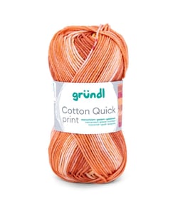 Fil de Coton à tricoter COTTON QUICK PRINT - PPSC - Gründl 257 Multicolore