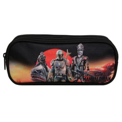 Trousse scolaire 2 compartiments Disney Star Wars / The Mandalorian Multicolore - BAGTROTTER