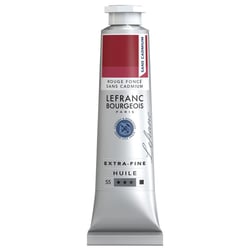 Peinture à l'huile - Extra-fine - Rouge foncé sans cadmium - 895 - Lefranc Bourgeois - 40ml