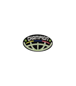 Ecusson thermocollant Champion 2cm x 6cm