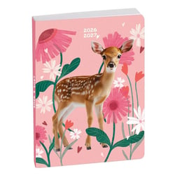 Agenda - 2026/2027 - Scolaire - Lovely Faon - 1 page par jour - 12x17cm - Exacompta