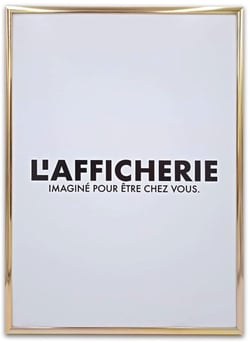 Cadre aluminium or | A3 : 29,7x42cm