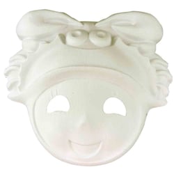 MégaCréa DIY - Masque enfant fillette en papier comprimé 24 x 26 cm élastique