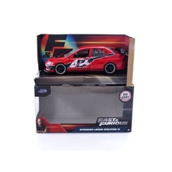 Voiture miniature JADA - Mitsubishi Lancer Evolution IX Rouge - 1/32