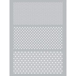 Graine Créative - Pochoir silkscreen pour pâte polymère Graphique 114x153mm