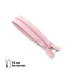Fermeture éclair pantalon Z13 - Non séparable métallique 4mm - 15 cm