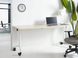 Bureau pliable Panneau de particules mélaminé (MFC) Marron clair CAVI - Beliani