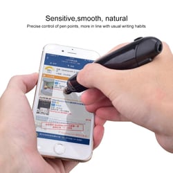 Souris Sans Fil 6 Boutons Avec Stylet Et Fonction Laser Rouge Noir YONIS
