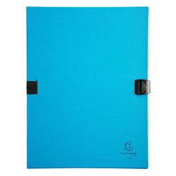 Chemise dos extensible N'clip - Turquoise - x 10 - Exacompta