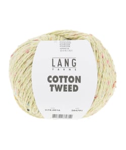 Pelote de Soie et Coton COTTON TWEED - Lang Yarns 16 Jaune