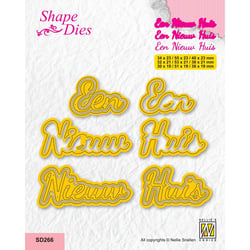 Gabarit de découpe pour machine Nellie's Choice - Nouveau foyer - Tous niveaux